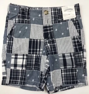 New Gymboree Dressed Up Family Brunch Patchwork Sailboats Stripes Shorts Boys 4 - Picture 1 of 7