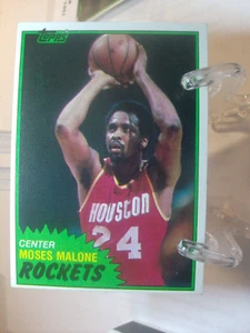 1981-82 Topps Basketball Card   #14 - Moses Malone - Houston Rockets  (95951) - Picture 1 of 2