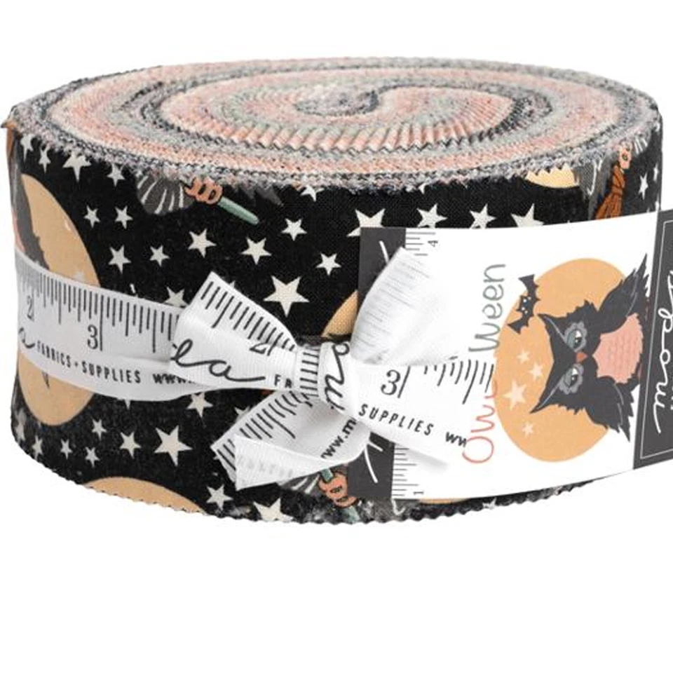 Owl O Ween Jelly Roll by Urban Chiks for Moda Fabrics - Image 1 of 2