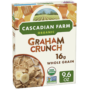 Cascadian Farm Organic Graham Crunch Cereal 9.6 oz.