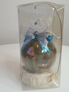 1996 Barbie Holiday Christmas Ornament Ball with hanging stand. Retired NIB - Picture 1 of 4