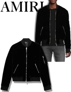 AMIRI Men's sz 40 Velvet Zip Up Bomber Jacket - Picture 1 of 10