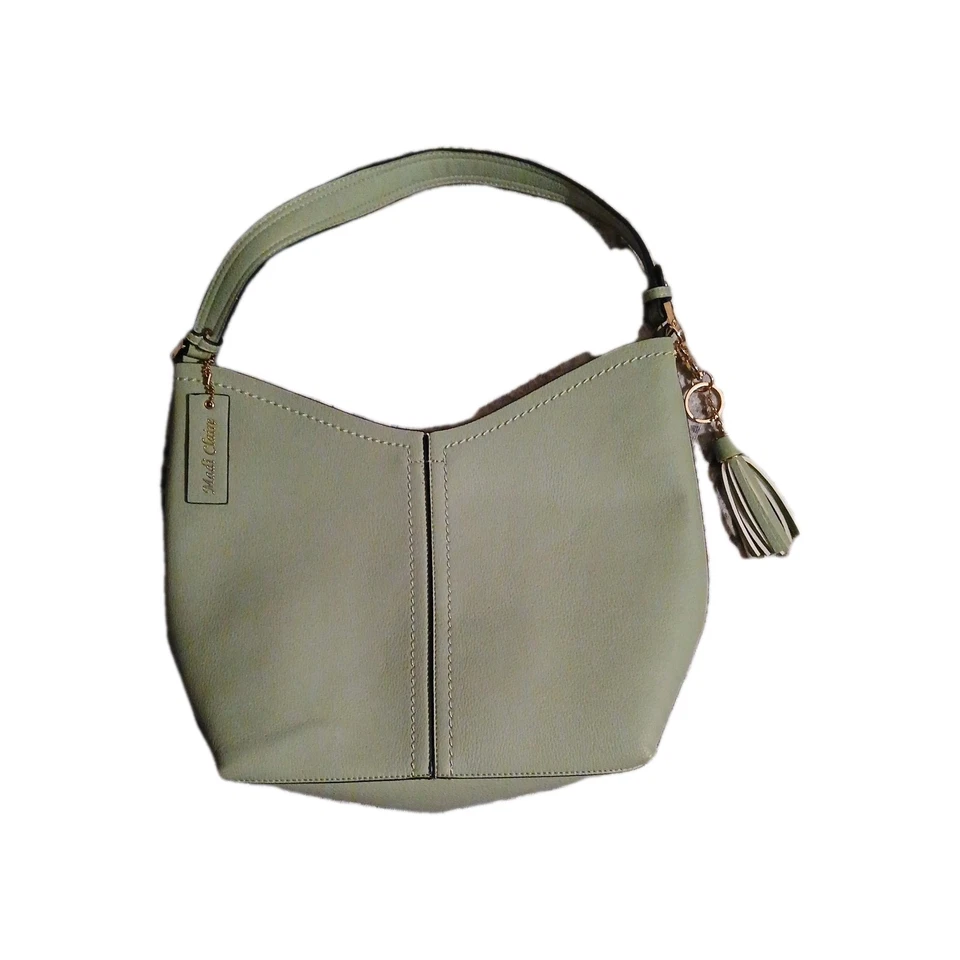 Bolso de Mano MC Madi Claire Verde Salvia Veagn Imitación Cuero Hobo Bolso de Hombro Foto 1 de 4