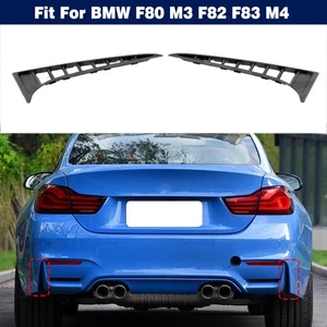 Pair Rear Bumper Grid Grille Cover For BMW F80 M3 F82 F83 M4 Cabriolet Coupe - Picture 1 of 12