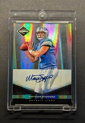 MATTHEW STAFFORD Auto 2011 Panini Limited Silver Holo Foil SP /50 - Image 1 of 4