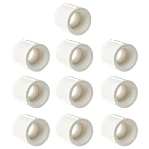 10pcs 0.75Inch female to female threaded pvc fittings PVC Female Coupling Ada... - Picture 1 of 7