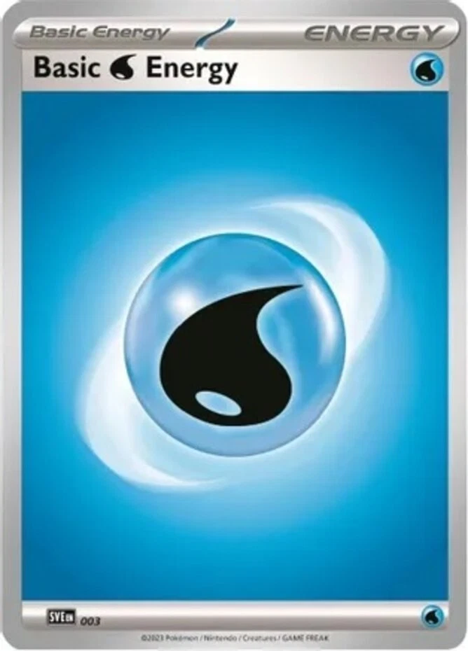 Basic Water Energy - 003 - Scarlet & Violet - Base Set #003 Pokemon TCG - Image 1 of 1