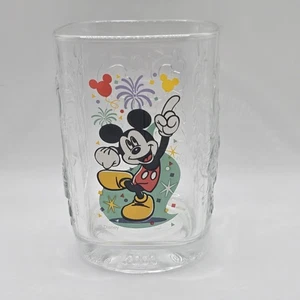 Taza de vidrio coleccionable Disney Mcdonald's Mickey Mouse Fireworks 2000 - Imagen 1 de 5