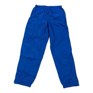 Vintage Nike Jogger Pants Men XXL Royal Blue Nylon Zip Ankles Wind Breaker - Picture 1 of 13
