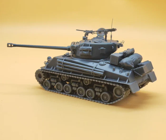 1/72 Fury Sherman Tank M4a3e8 Model Unpainted - Image 1 of 4