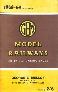 Gem Model Railways. 00 & TT and Narrow Gauges. 1968-69 Catalogue, 39 Pages - Imagen 1 de 1
