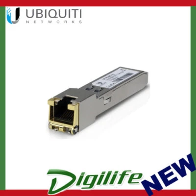 Ubiquiti SFP+ to RJ45 10Gbps Transceiver Module UACC-CM-RJ45-MG - image 1 of 3
