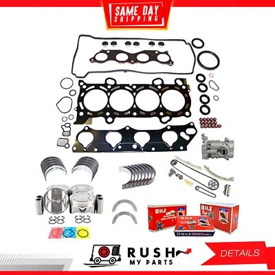 04-08 Kit de reconstrucción de motor maestro para Acura TSX 2.4L L4 DOHC 16v DNJ EK228BM Foto 1 de 4