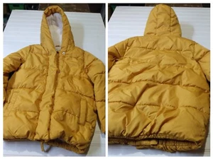 Old Navy Better Cocoon Sunflower Gold Youth Hood Faux Fur Winter Jacket M (8) - Picture 1 of 16