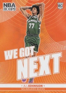 2024-25 Panini NBA Hoops - We Got Next AJ Johnson #1 (RC) - Milwaukee Bucks - Picture 1 of 3