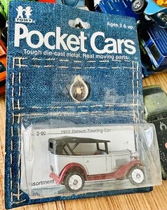 Vintage 1974 Tomica TOMY Pocket Cars 1932 DATSUN TOURING CAR Sealed MOC Toy - Picture 1 of 7