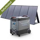 ALLPOWERS 4000W Power Station +400W Solar Panel Kit solar generator refurbished