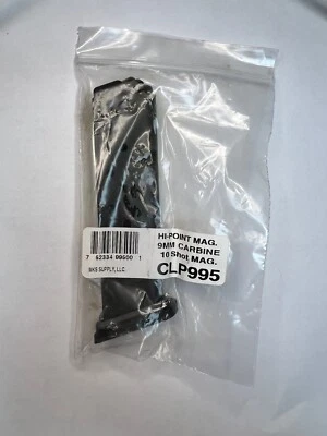 Hi-Point 9 мм 10 круглый синий стальной черный магазин - CLP995 винтовка новый - Изображение 1 из 2