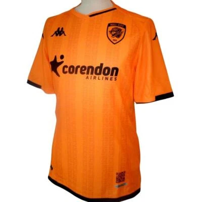 HULL CITY FC Kappa Away Shirt 2023-24 NEW Mens Sizes Football Jersey BNWT - Image 1 of 4