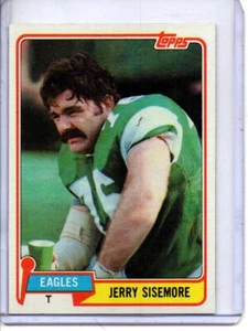 Jerry Sisemore Philadelphia Eagles 1981 Topps #112 - Imagen 1 de 2
