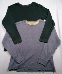 2 for 1! Outdoor Life Sweatshirts Men's Medium Gray Green - Picture 1 of 10