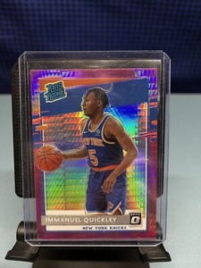 Immanuel Quickley 2020-21 Donruss Optic #175 RATED ROOKIE RC PINK HYPER PRIZM SP