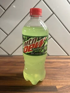 Mountain Dew Thrashed Apple 20 OZ Botella Verde Manzana Mtn Dew Kroger Exclusivo - Imagen 1 de 2