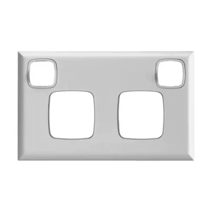 HPM Excel Double Powerpoint Cover Plate White CDXL777PLWE - Picture 1 of 1