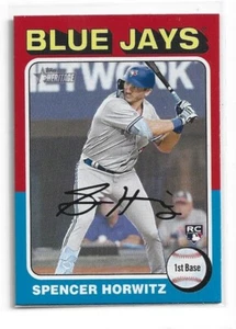 2024 Topps Heritage Real One Autograph Spencer Horwitz #452 - Picture 1 of 1