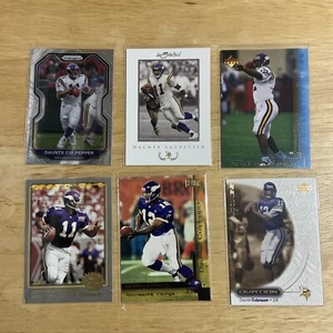 Dante Culpepper 6 Football Card Lot Vikings Topps Skybox UD Prizm - Picture 1 of 1