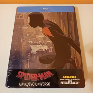 SPIDER-MAN UN NUEVO UNIVERSO METALICA STEELBOOK BLU-RAY PRECINTADO PAL ESPAÑA - Imagen 1 de 5