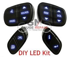 Gm Steering Wheel Controls Switches Bulb to Blue Led Upgrade Kit Easy Diy 03-06