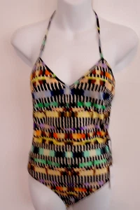 Paul Smith Women's Away Cut Out Print One Piece Bathing Suit Swim NWT 205 Sz 3 - Picture 1 of 18