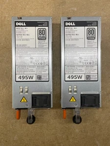 Lot 2 Dell PowerEdge T420 T620 R620 R720 495W Hot Swap Power Supply D495E-S0 - Picture 1 of 2