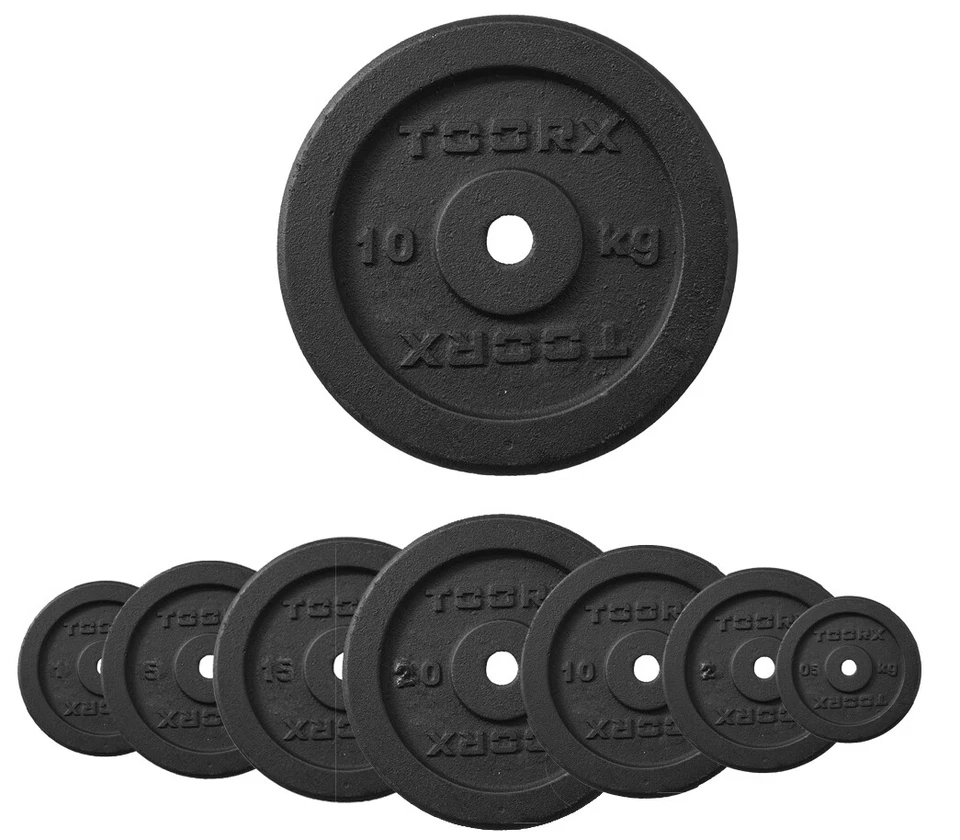 Toorx Disco ghisa nero bilancieri foro Ø25 mm pesi da da 0,5 a 20 kg - Immagine 1 di 1
