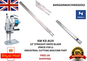 KM KS-AUV 13" STRAIGHT KNIFE BLADE (PRICE=1) INDUSTRIAL CUTTING MACHINE PART  - Picture 1 of 4