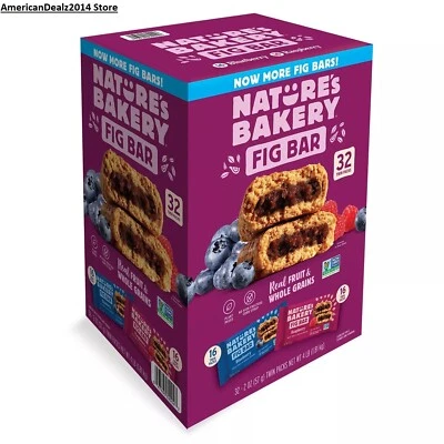 Nature's Bakery Blueberry and Raspberry Variety Fig Bars (2 oz., 32 ct.) - Image 1 of 4