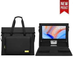 Sac fourre-tout de transport en nylon 21,5"/24" pour écran d'ordinateur de bureau Apple Imac - Photo 1/7