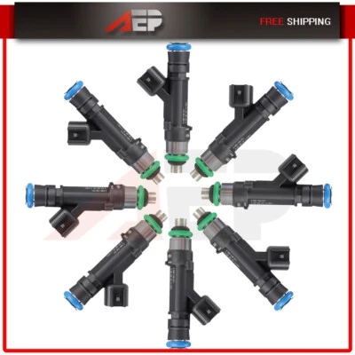 Fuel Injectors For Ford F-150 Lobo Mustang 2011 2012 2013 2014 2015 5.0L V8 - Image 1 of 4