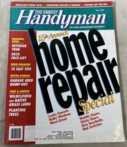 Family Handyman May 1996 Home Repair Special Magazine Renewing Wood Noise Proof - Picture 1 of 5