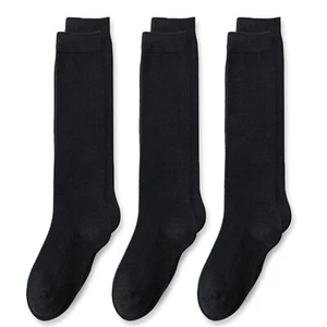 Girls Knee High Socks Seamless Cotton School Uniform Socks Kids Boy Long Sock... - Picture 1 of 7