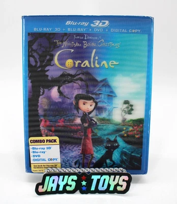 Coraline Blu-ray 3D + DVD с чехлом 2011 универсальный - Изображение 1 из 4