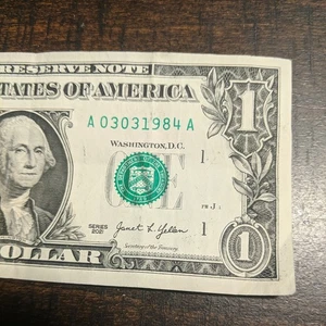 Fancy Serial Number $1 Birthday Note March 3, 1984, 03031984 - Picture 1 of 3