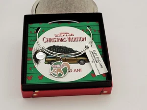 Alex and Ani CHRISTMAS VACATION SQUIRREL Charm Bangle New W/Tag Card & Box - Picture 1 of 8