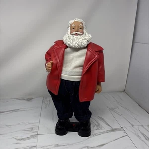 Vintage 2000 Gemmy Rock'n Roll Santa- Sways To Christmas Music - WORKS! - Picture 1 of 20
