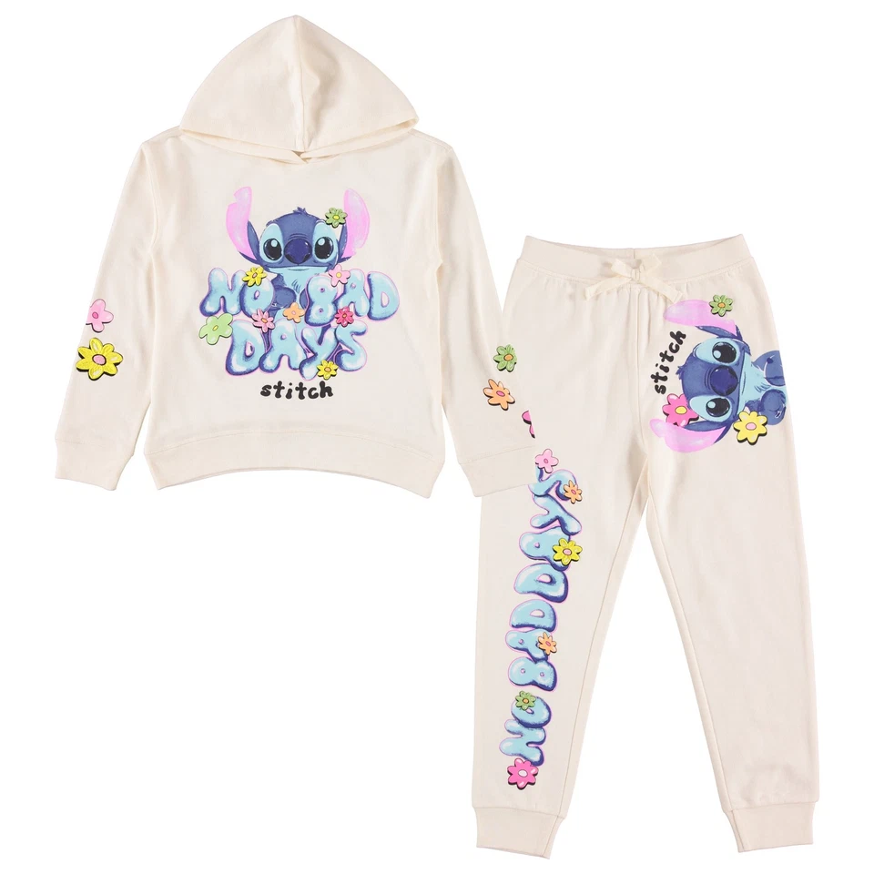 Conjunto de ropa Lilo & Stitch para niñas Disney - Sudadera con capucha y jogger Stitch Foto 1 de 4