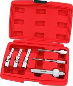 3pc Glow Plug Extractor Puller Remover & Reamer Removal Set Kit 8,10 &12mm - Picture 1 of 3