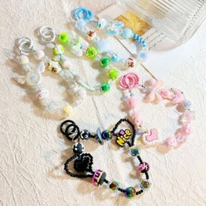 Handmade Mobile Phone  Strap Resin Mobile Chain Lanyard  Mobile Phone - Photo 1 sur 13