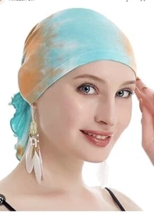osvyo Bambus vorgebundene Chemo Kopftücher für Frauen Haarausfall - Krebs Slipper... - Bild 1 von 7