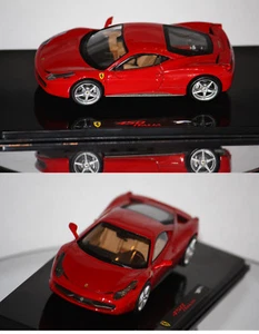 Hotwheels Elite Ferrari 458 Italia 2009 rouge 1/43 P9953 - Picture 1 of 1